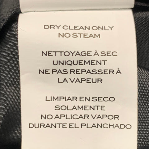MARC JACOBS Taille XS Manteau surdimensionné en polyester bleu marine métallisé