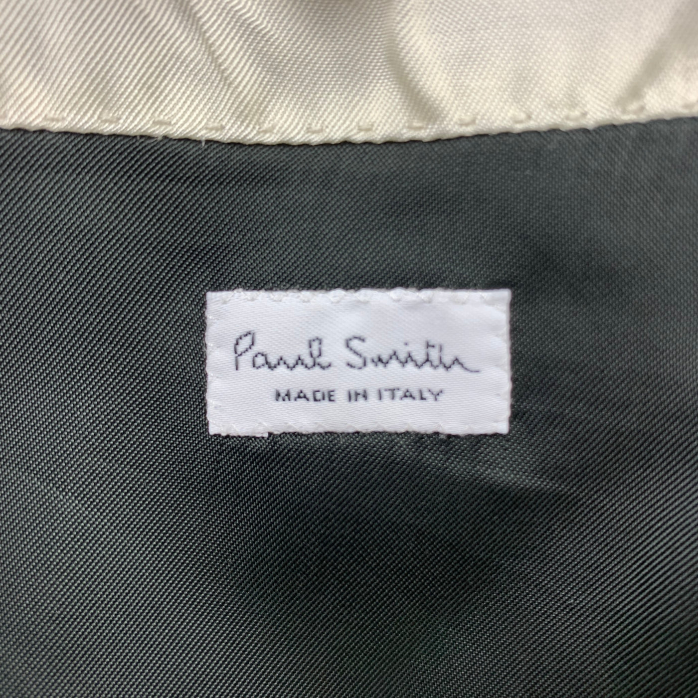 PAUL SMITH Size 40 Black Embroidery Velvet Notch Lapel Sport Coat