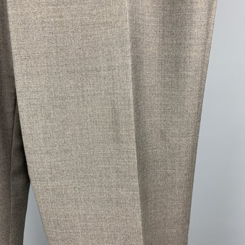 ERMENEGILDO ZEGNA TROFEO Size 38 x 36 Gray Wool Dress Pants