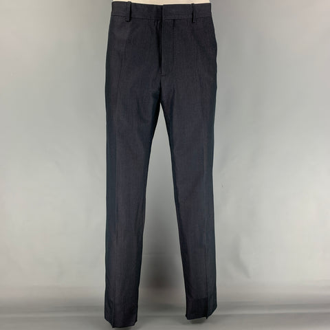VIKTOR & ROLF Size 42 Charcoal Silk Wool Tuxedo Suit