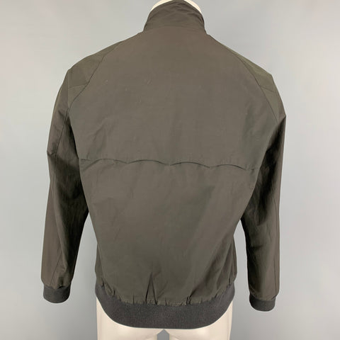 BARACUTA Taille 40 Veste zippée en coton et polyester olive