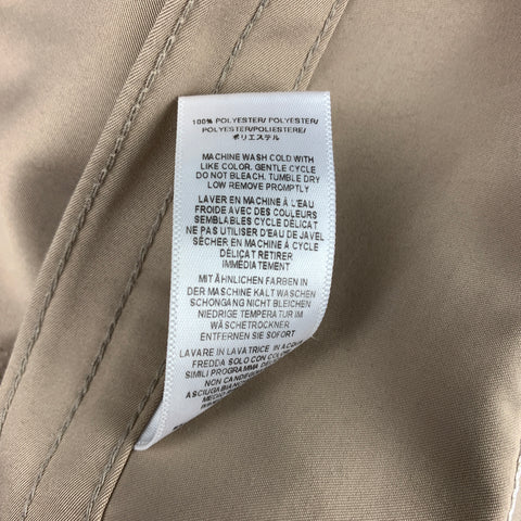 IRON AND RESIN Size 36 Taupe Stripe Polyester Shorts