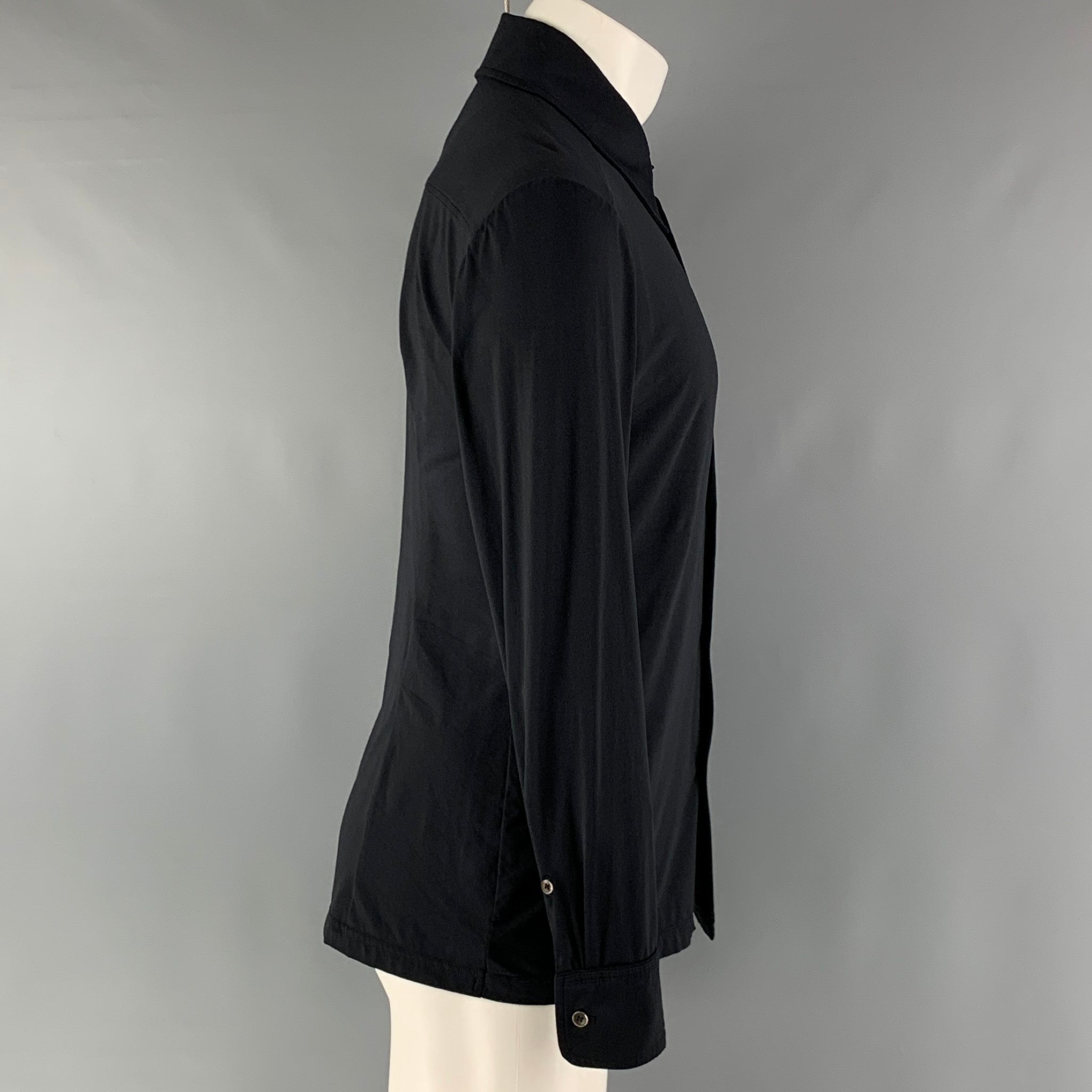 PRADA SPORT Size S Black Jersey Long Sleeve Shirt – Sui Generis