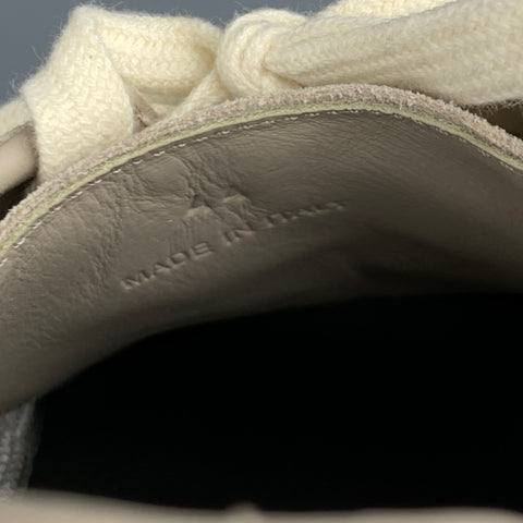 FEAR OF GOD Size 11 Oatmeal Grey Mixed Materials Suede Lace Up Sneakers