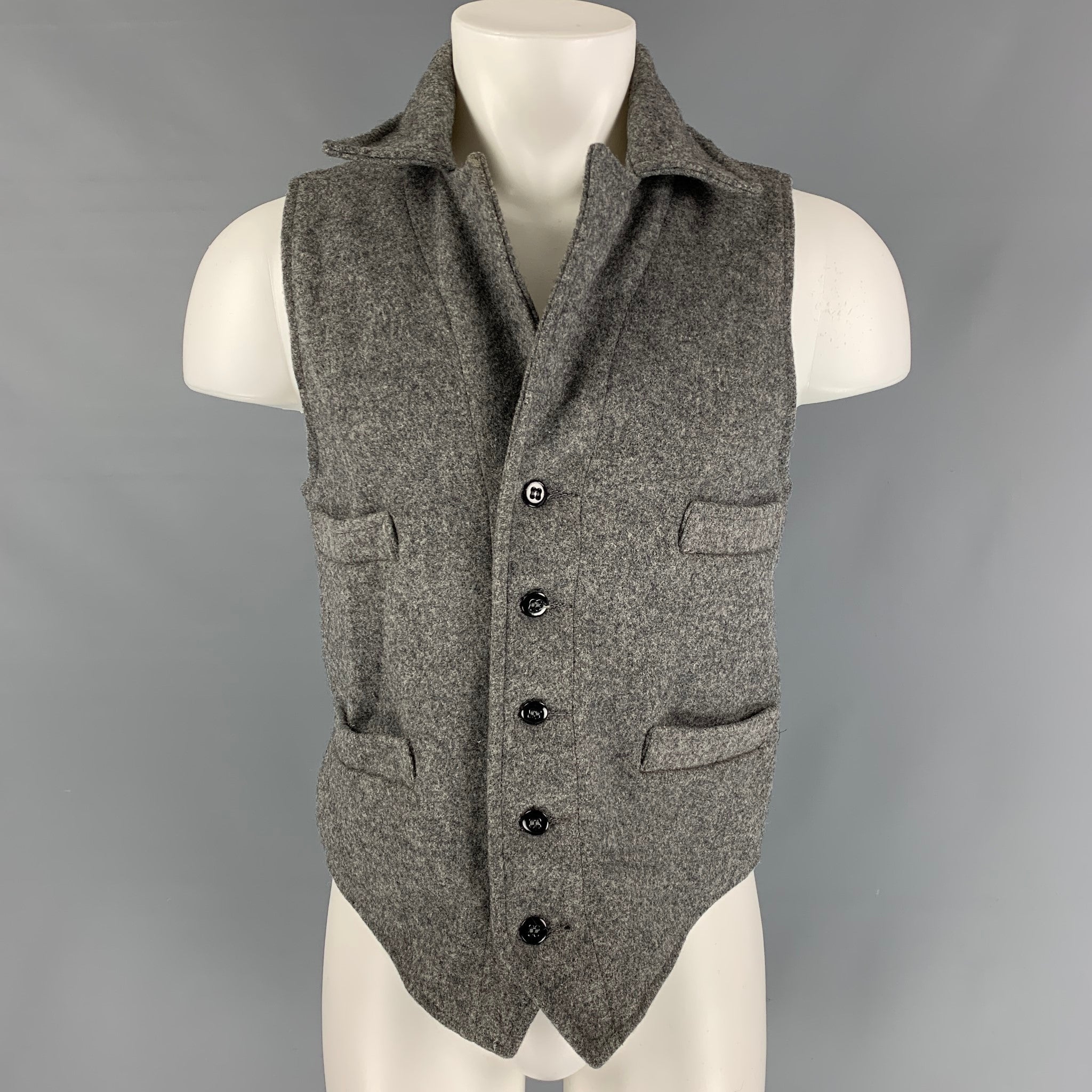 FILSON Size M Gray Virgin Wool Buttoned Vest – Sui Generis