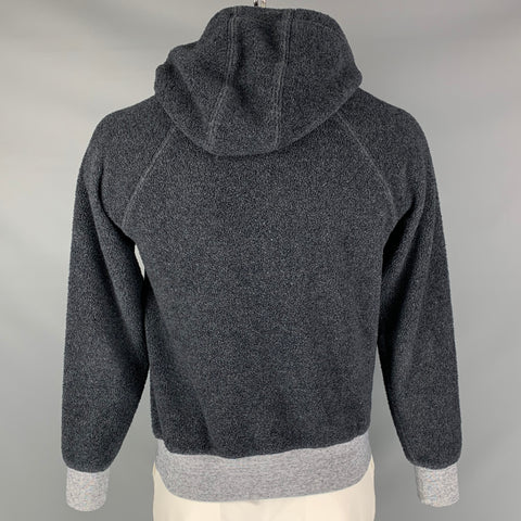 TRAVAIL À DOMICILE Taille L Sweat à capuche en polyester gris