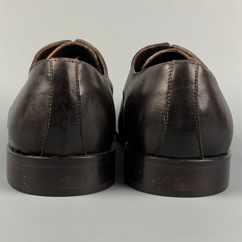 JOHN GALLIANO Size 11 Brown Leather Lace Up Shoes