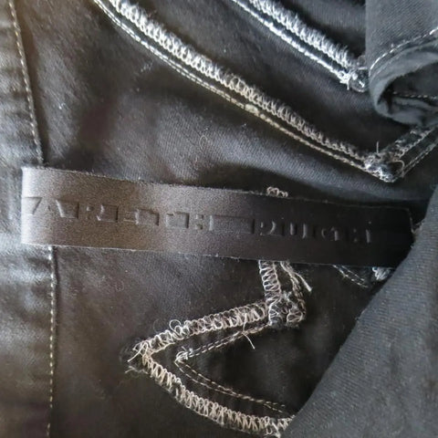GARETH PUGH Size 28 Black Star Patchwork Denim Skinny Jeans GARETH PUGH