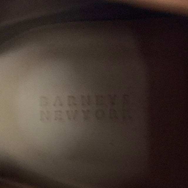 BARNEY'S NEW YORK Size 10 Black Leather Lace Up Combat Boots