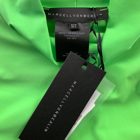 MARCELL VON BERLIN Size S Green Polyester High Collar Pullover Sweater