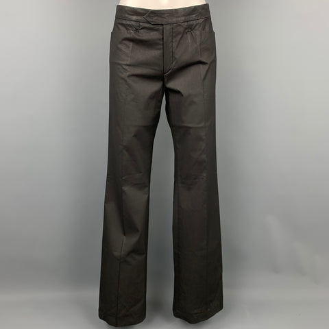 JOSEPH Size M Slate Cotton Blend Straight Leg Casual Pants