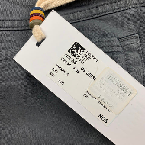 GARDEUR Nevio 2 Size 36 Dark Gray Cotton Jean Cut Casual Pants