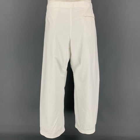 RALPH LAUREN Purple Label Size 34 Off White Cotton Fisherman Pants