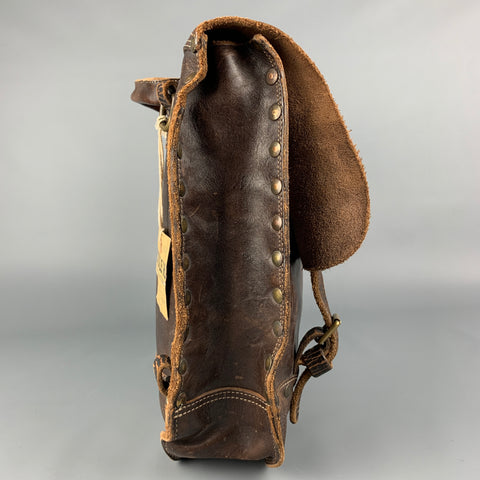 RRL by RALPH LAUREN Limited Edition Brown Studded Leather Bag