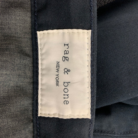 RAG & BONE Size 31 Navy Black Cotton Casual Pants