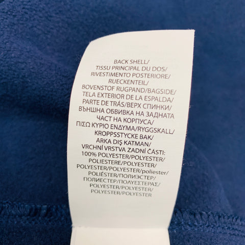 RALPH LAUREN Talla XL Chaqueta Camuflaje Poliéster Elastano Azul Marino