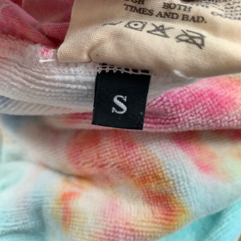 CAMP HIGH COLLECTIVE Size S Multi-Color Tie Dye Cotton Drawstring Shorts