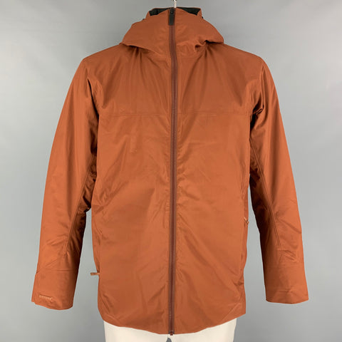 ARCTERYX Size M Rust Nylon Padded Jacket