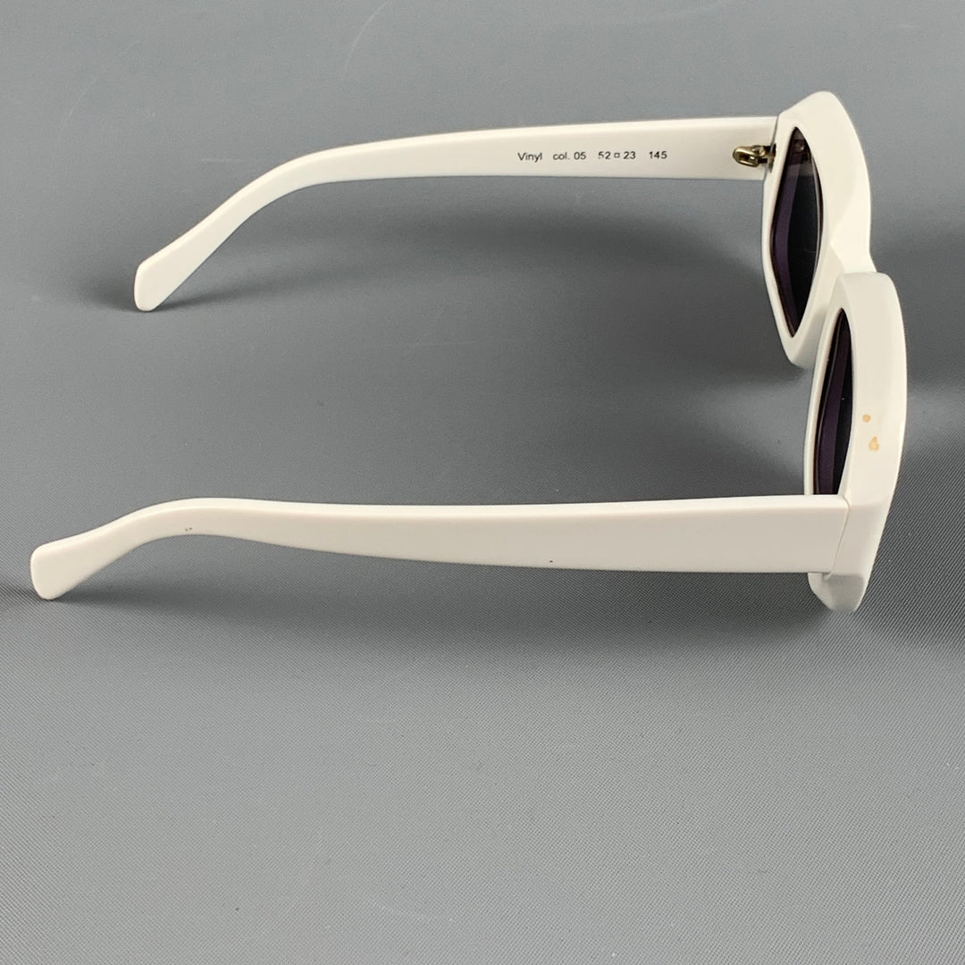 Illesteva White Vinyl Sunglasses Vinyl Sunglasses | illesteva main image 2