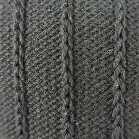 YOHJI YAMAMOTO M Black Knitted Wool Blend Reversible Vest