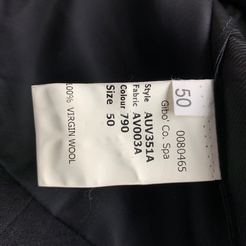JOHN GALLIANO Size 40 Black Wool Buttoned Belted Vest