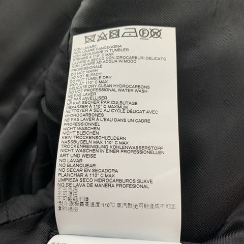 MAISON MARGIELA Taille 38 Smoking à revers cranté en polyester uni noir