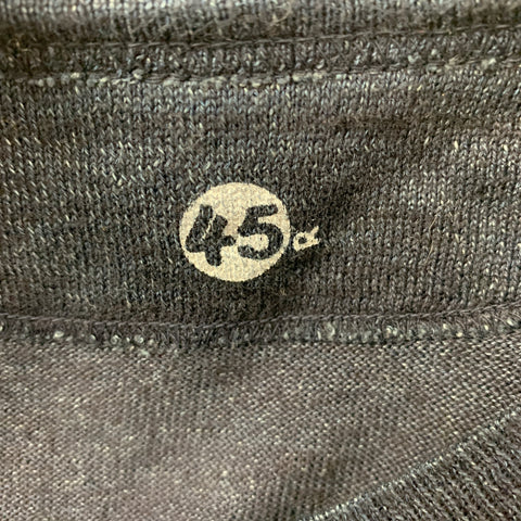 45rpm Size XL Navy Knitted Cotton Crew-Neck Pullover