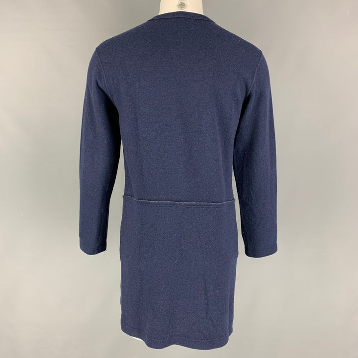 COMME des GARCONS Size M Navy Solid Wool Blend Pullover
