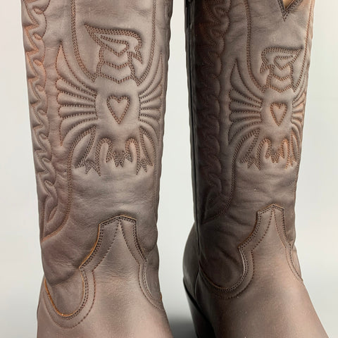 HERITAGE BOOT Size 10.5 Brown Leather Cowboy Boots