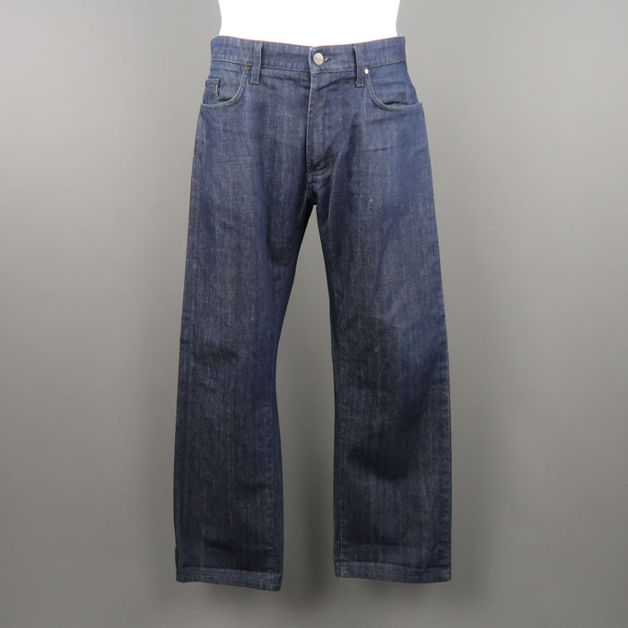 ETRO Size 32 Indigo Denim Zip Fly Jeans