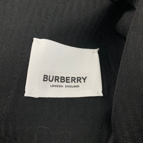 BURBERRY Size 36 Black Embellishment Mohair Wool Tuxedo Dress Pants