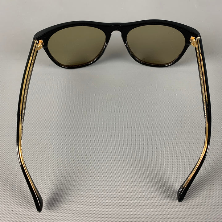 OLIVER PEOPLES Black Acetate Daddy B Sunglasses