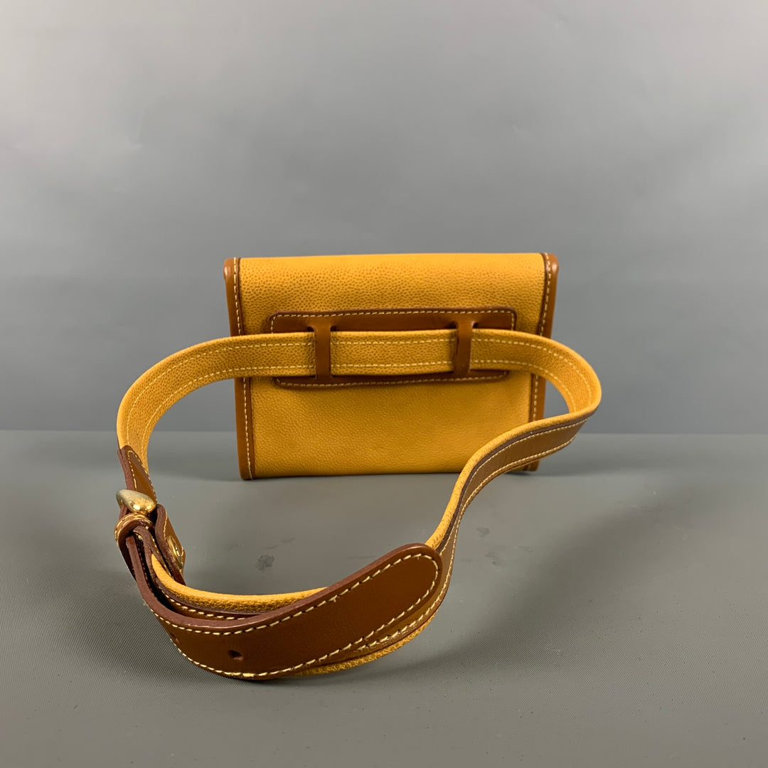 LANCEL Tan Solid Belt-bag Sac à main