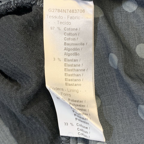 DANIELE ALESSANDRINI Size M Navy Corduroy Cotton / Elastane Sport Coat