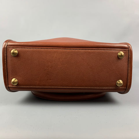 Vintage GHURKA Tan Leather Messenger Bag