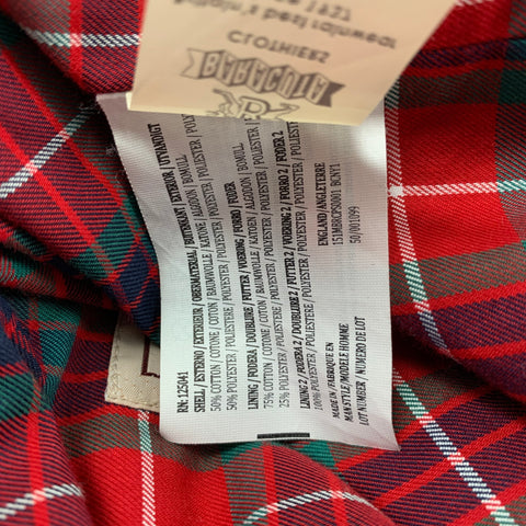 BARACUTA Chaqueta con cremallera de poliéster y algodón azul talla L