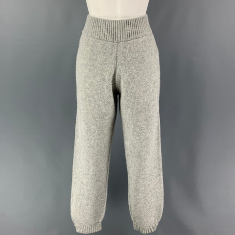 RAEY Size XXS Grey Heather Cashmere Elastic Waistband Casual Pants