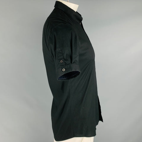 ALEXANDER MCQUEEN Taille 42 Chemise noire à manches courtes