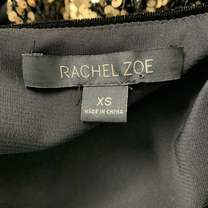 RACHEL ZOE Size XS Copper Polyester &  Spandex Sequined Jacket (Outdoor)