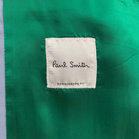 PAUL SMITH Kensington Fit Size 44 Light Blue Wool / Mohair Single Breasted Suit