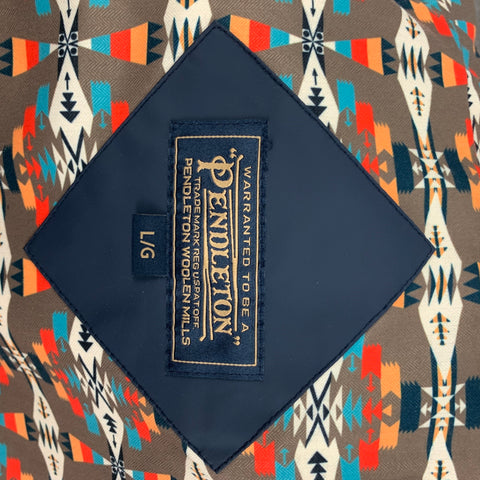 PENDLETON Size L Navy Polyurethane Hooded Raincoat
