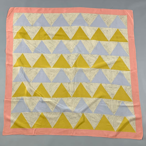 PERRY ELLIS Multi-Color Triangle Print Scarf