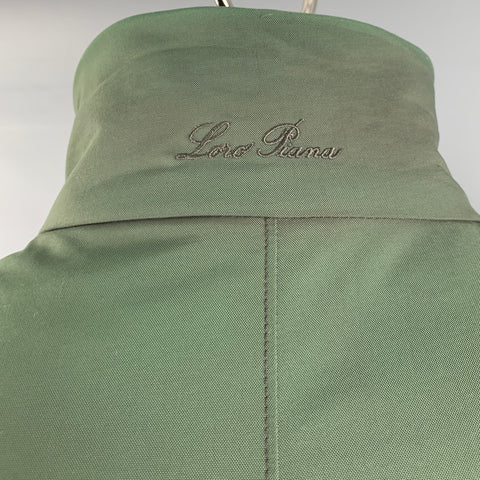 LORO PIANA Size L Green Poliammide Jacket