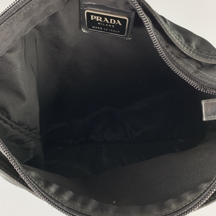 PRADA Black Nylon Cross Body Handbag