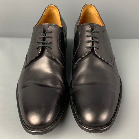 BARNEY'S NEW YORK Taille 11 Chaussures à lacets en cuir noir