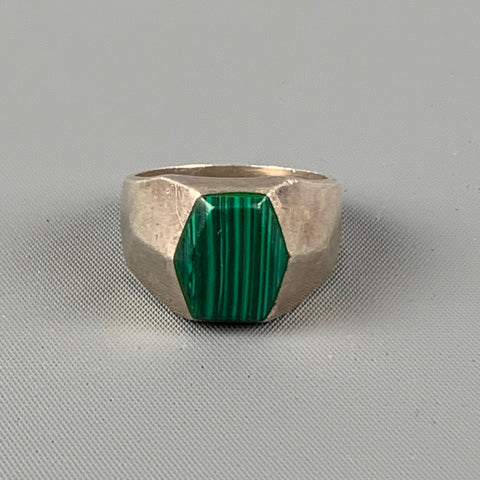 VINTAGE Silver Sterling Silver Gem Stone Ring