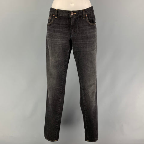 DOLCE &amp; GABBANA Taille 10 Jean en coton gris vieilli