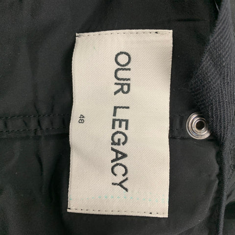 OUR LEGACY Size S Black Polyester Windbreaker Jacket