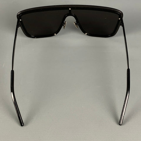 SAINT LAURENT Lunettes de soleil et lunettes en métal noir
