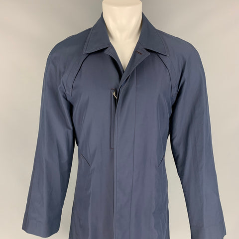 MARC JACOBS Size 40 Navy Polyamide / Cotton Coat